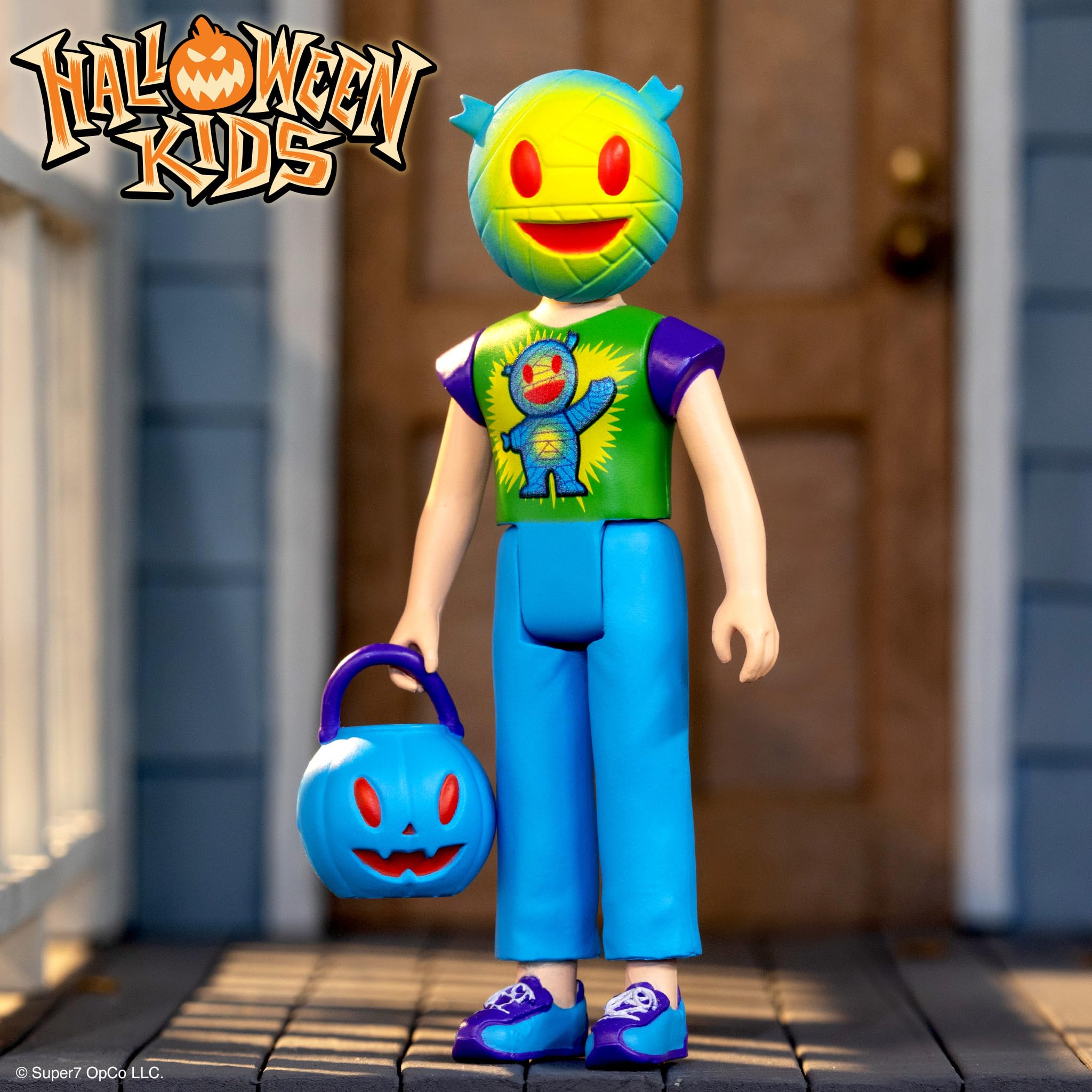 Amazon.com: Super7 Halloween Kids Mummy Boy Reaction Figure - 3.75
